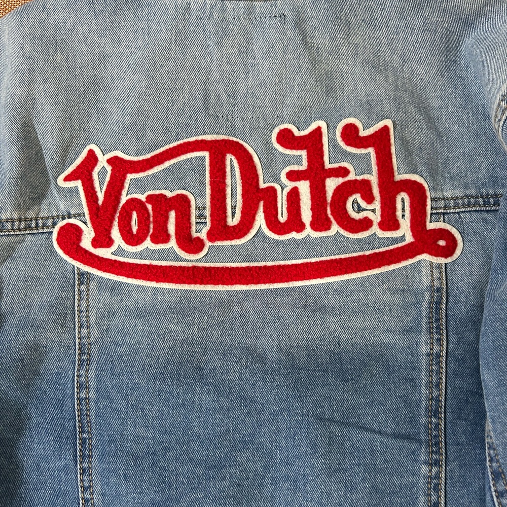 Von Dutch Patchwork Denim Jacket - image 2